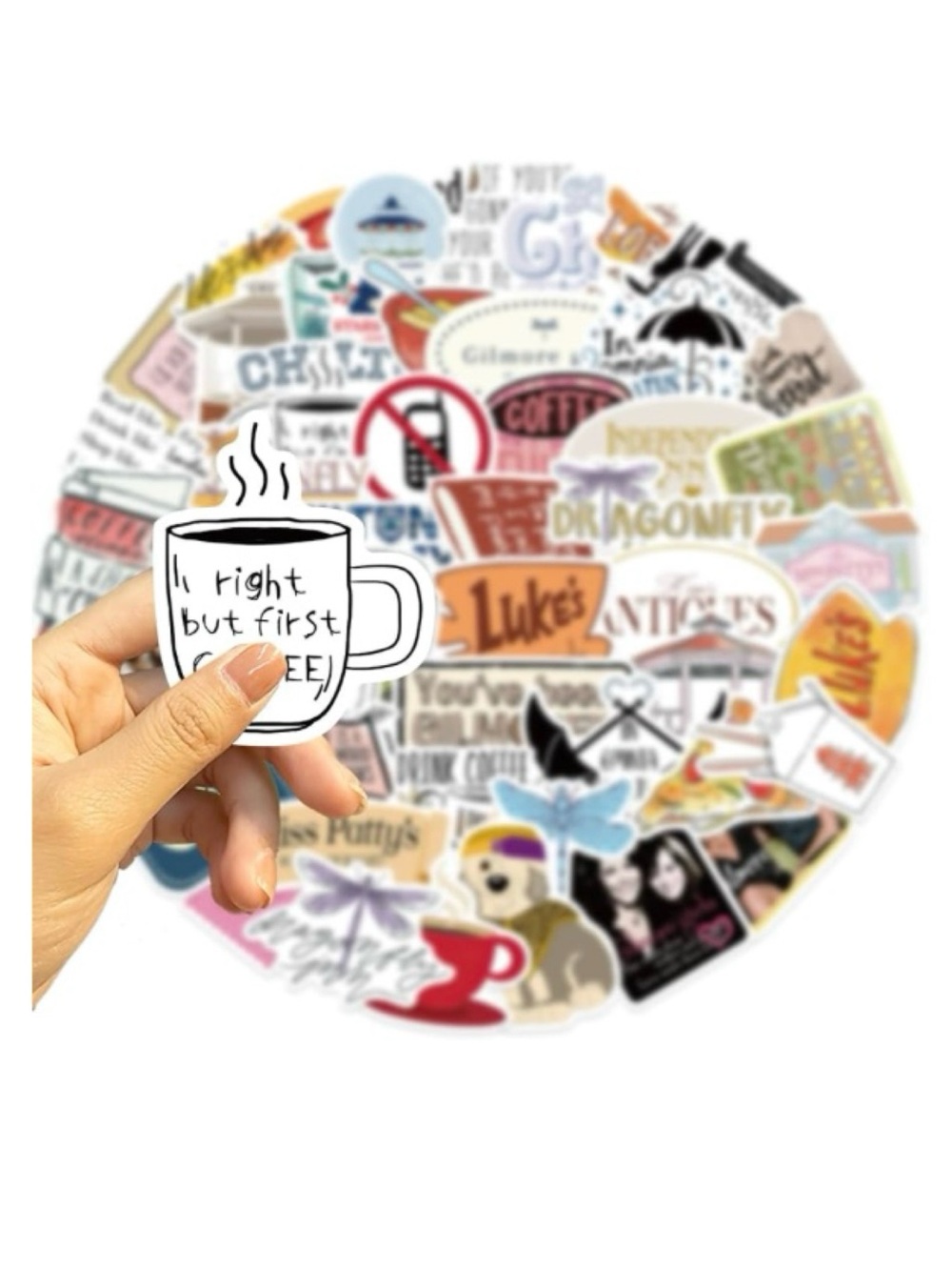 Gilmore Girls (Unofficial) Vinyl Stickers | 25 pieces